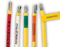 DYMO, LABEL, RHINO, 3/4 INCH WHITE VINYL LABELS