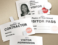 DYMO, CONSUMABLES, DIRECT THERMAL NON ADHESIVE NAME BADGES, 2.25