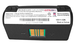 GLOBAL TECHNOLOGY SYSTEMS, GTS, ALL PRODUCTS, HONEYWELL, CK60 / CK61, OEM PART # 318-015-001, 318-015-002, CAPACITY 2600, VOLTAGE 7.4
