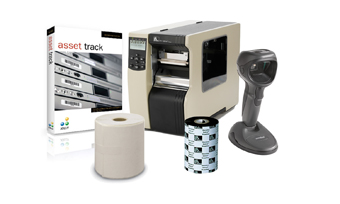 IN A BOX, ASSET TRACKING SYSTEM, RFID, ZEBRA R110XI4 RFID PRINTER, ZEBRA DS9808 RFID READER, JOLLY ASSET TRACK PREMIER SOFTWARE
