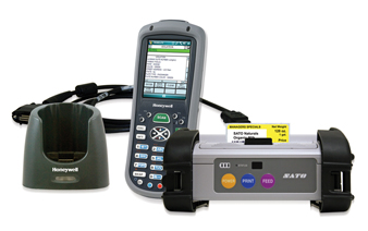 IN A BOX, COP, MOBILE EFORCEMENT, FEATURING HONEYWELL7600 MOBILE COMPUTER, SATO MB400i PORTABLE PRINTER AND PSS eENFORCEMENT SOFTWARE