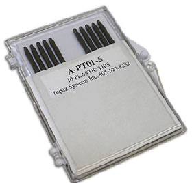 TOPAZ, ACCESSORY, 100 PLASTIC TIPS