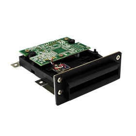 UIC, MSR READER, HALF INSERT, USB INTERFACE, N TYPE BRACKET WITH BEZEL, DUAL TRACKS 1&2
