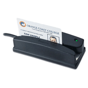 ID TECH, OMNI BARCODE SLOT READER, INFRARED, SEALED, UNDECODED, 5 PIN DIN, BLACK