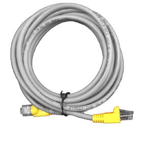 Ethernet Cable, CAT 5, 10 ft