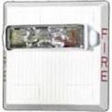 Horn Strobe Ceiling Weatherproof 24VDC 3dB 75CD Red