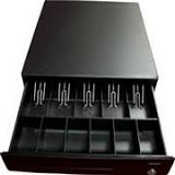 POSIFLEX, CASH DRAWER, CR-3000, PRINTER DRIVEN, 15.75W X 16.15D X 3.4H, SCRATCH RESISTANT, BLACK, KEYED WITH LOCKSET 8019, CABLE INCLUDED