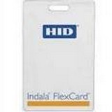 FLEX CLAMSHELL CARD, WHITE W/LOGO, MIN O, Qty 100