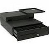 POS INT SYS, BLACK CASH DRAWERRISER & TR